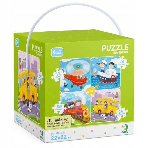 Puzzle 4w1 Transport 300132